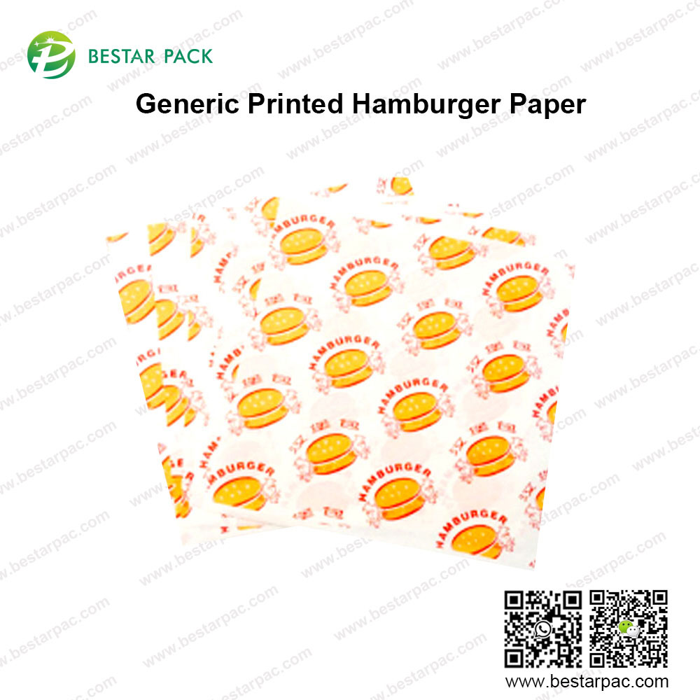 Generic na Naka-print na Hamburger Paper