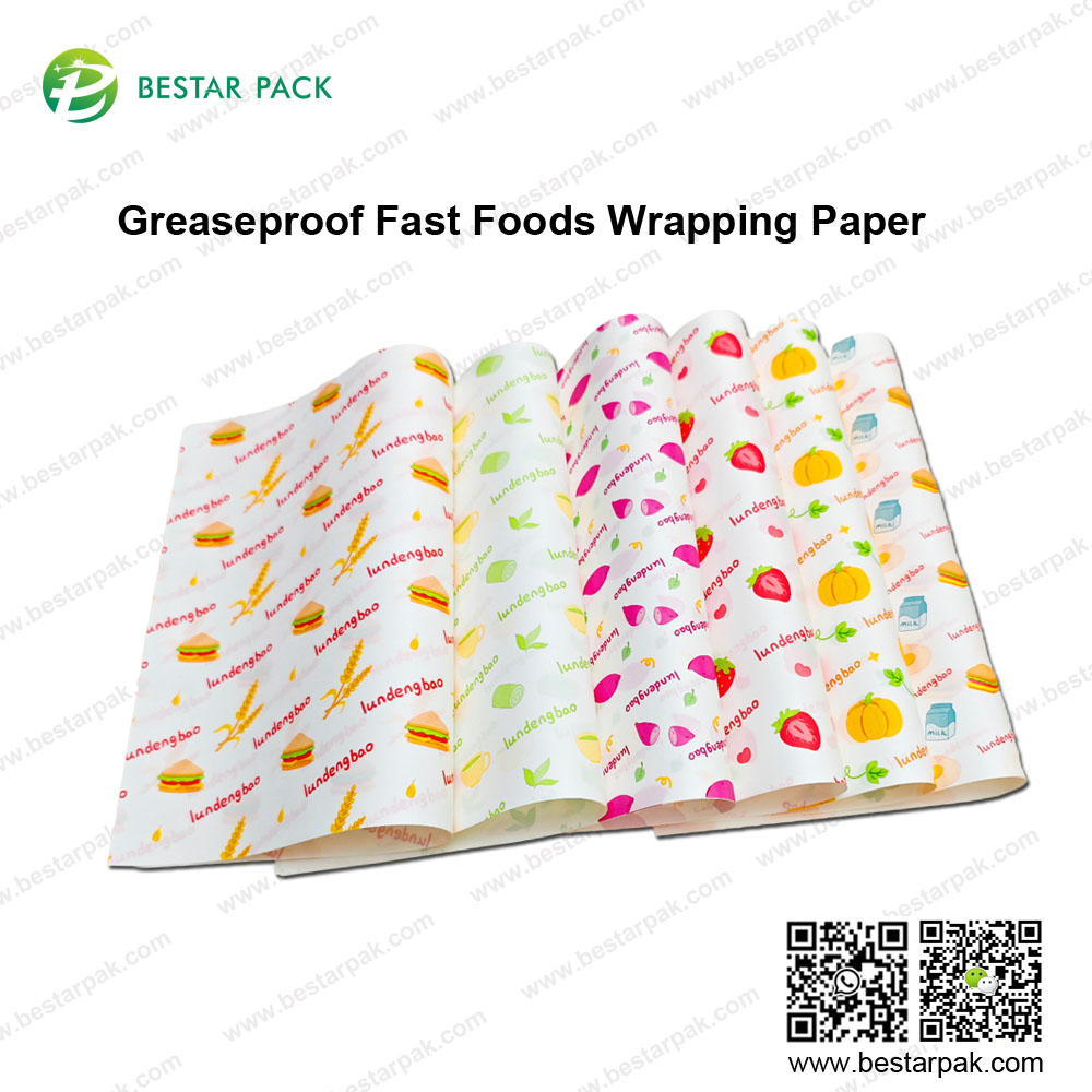 Greaseproof na Fast Foods Wrapping Paper