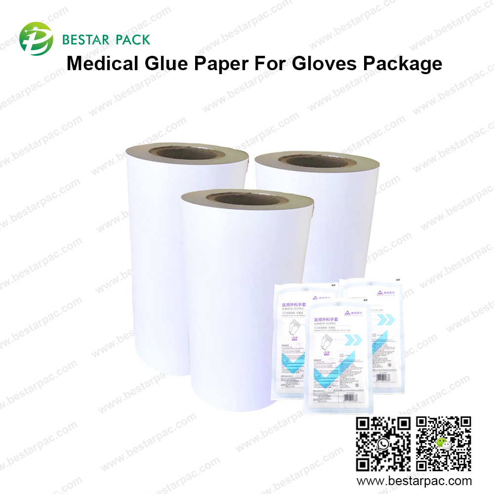 Medical Glue Paper Para sa Gloves Package